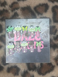 x-small green keroppi press on nails
